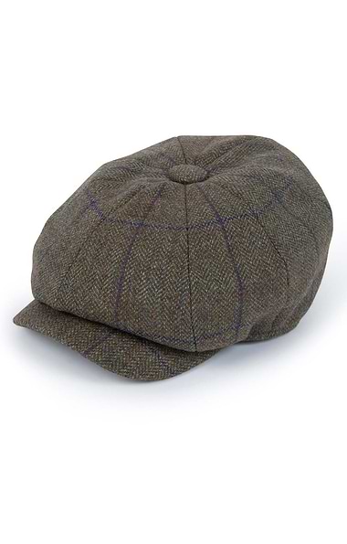 Men's British Tweed Newsboy Cap