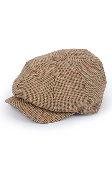 Men's British Tweed Newsboy Cap