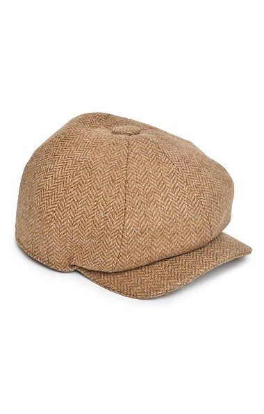 Men's British Tweed Newsboy Cap