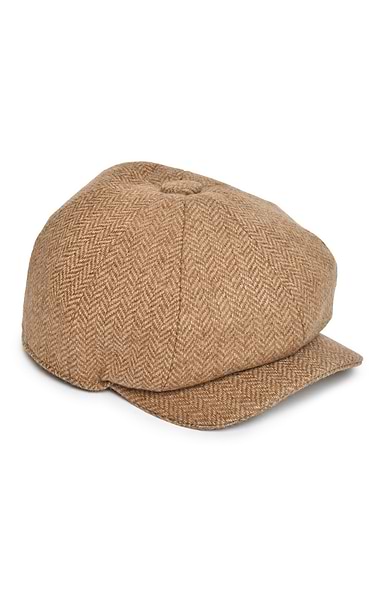 Men's British Tweed Newsboy Cap