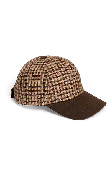 Men's British Tweed Baseball Cap