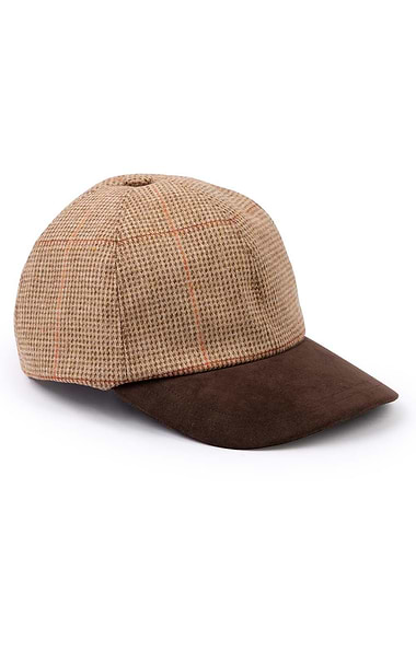 Men's British Tweed Baseball Cap