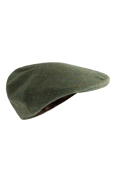 Men's Scottish Saxony Tweed Hereford Cap