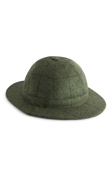 Men's Scottish Saxony Tweed Stalker Hat