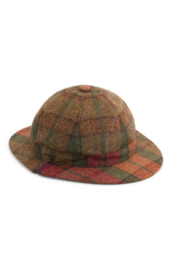 Ladies British Tweed Stalker Hat