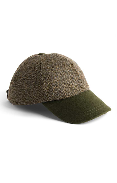 Ladies British Tweed Baseball Cap