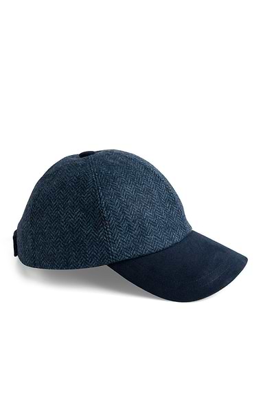 Ladies British Tweed Baseball Cap