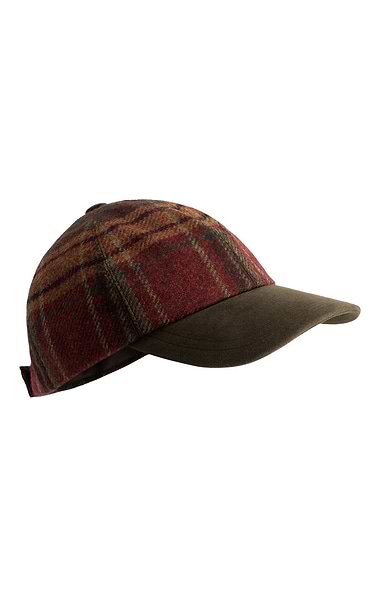 Ladies British Tweed Baseball Cap