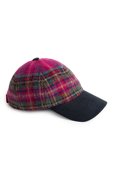 Ladies British Tweed Baseball Cap