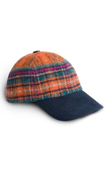 Ladies British Tweed Baseball Cap