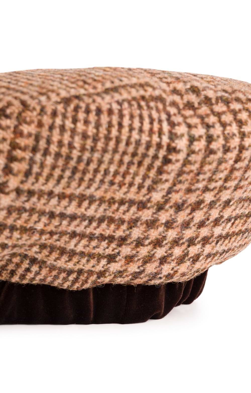 Ladies Harris Tweed® Beret, Brown - House of Bruar