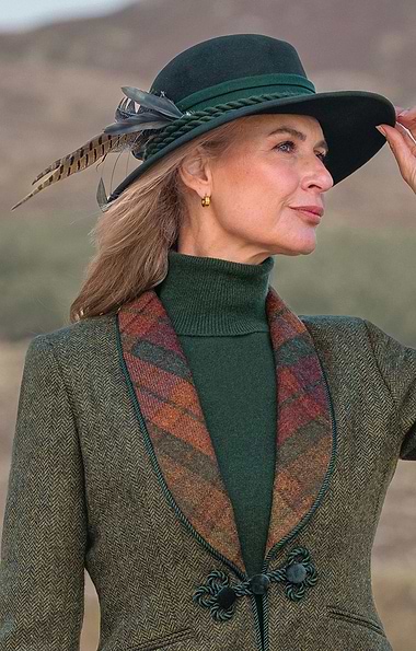 Ladies Austrian Feather Hat