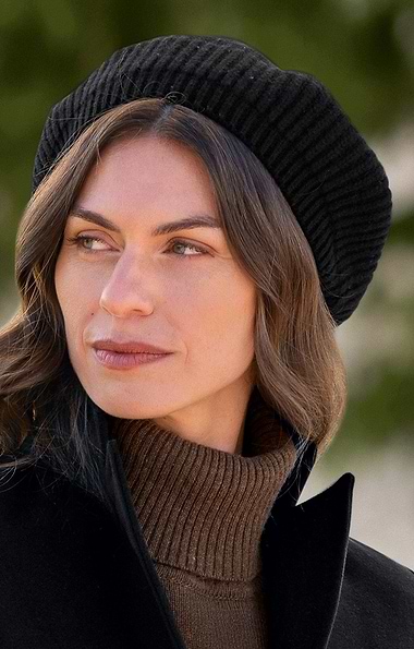 Ladies Gauzy Cashmere Beret