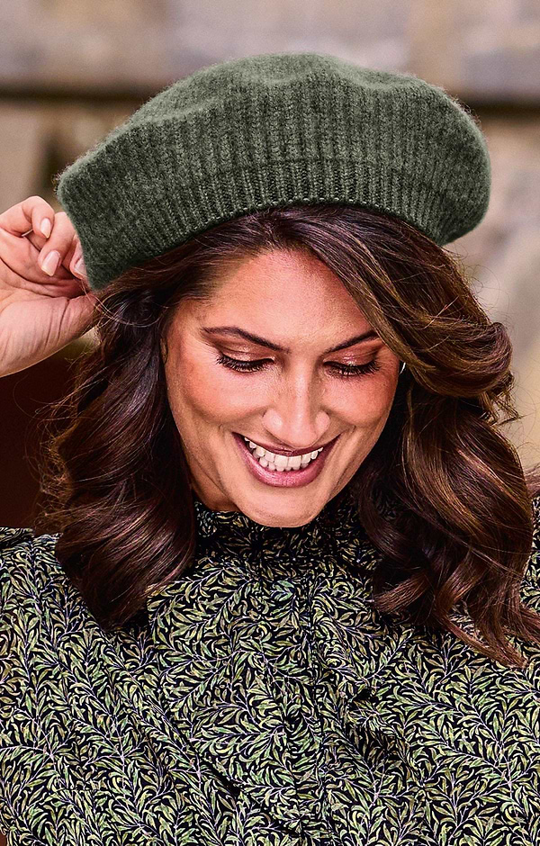 Ladies Gauzy Cashmere Beret