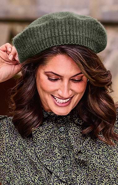 Ladies Gauzy Cashmere Beret