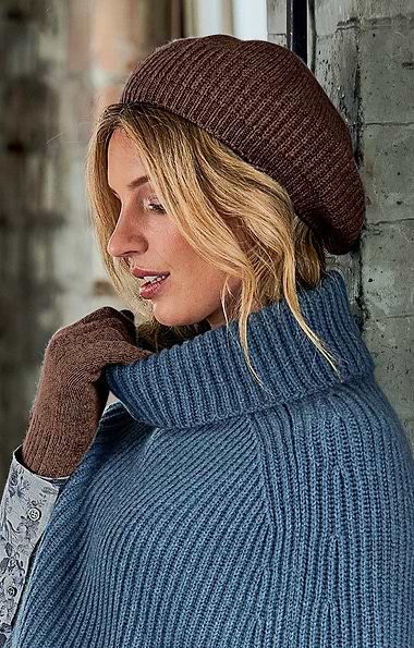 Ladies Gauzy Cashmere Beret