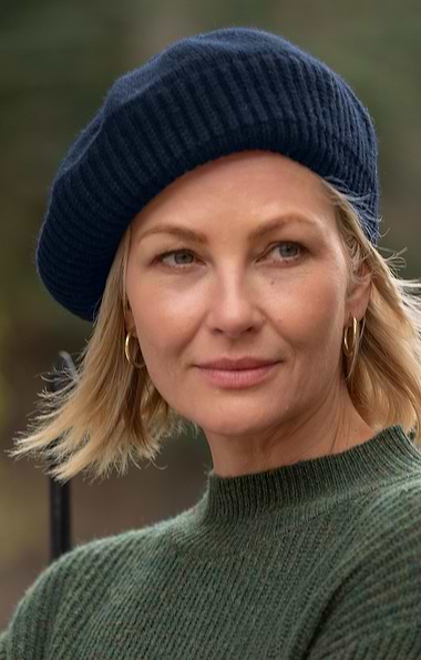 Ladies Gauzy Cashmere Beret
