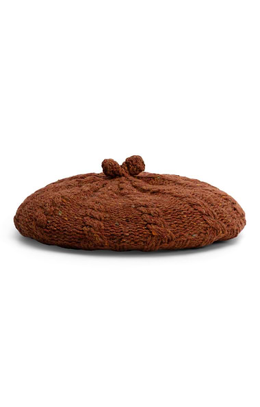 Ladies Donegal Yarn Beret