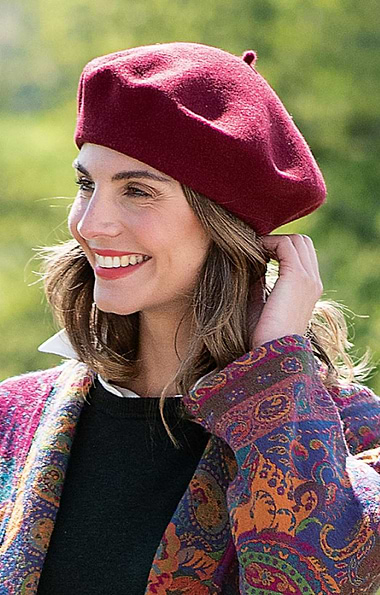 Ladies Wool Beret