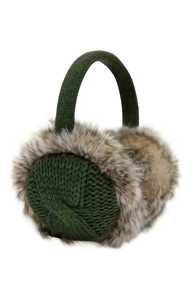 Ladies Aran Earmuffs