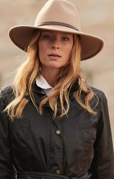 Ladies Barbour Tack Fedora