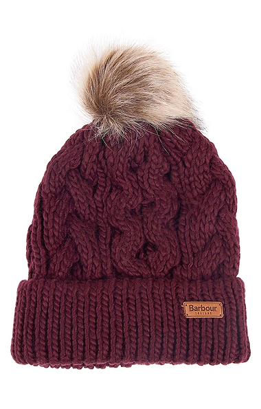 Ladies Barbour Penshaw Cable Beanie