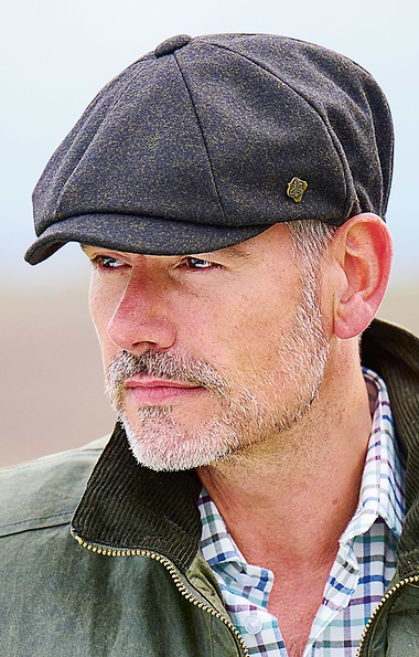 Men's Failsworth Loden Eight-Piece Cap