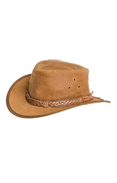 Unisex Leather Braided Wax Cotton Hat