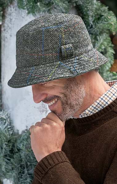 Men's Failsworth Harris Tweed® Grouse Hat