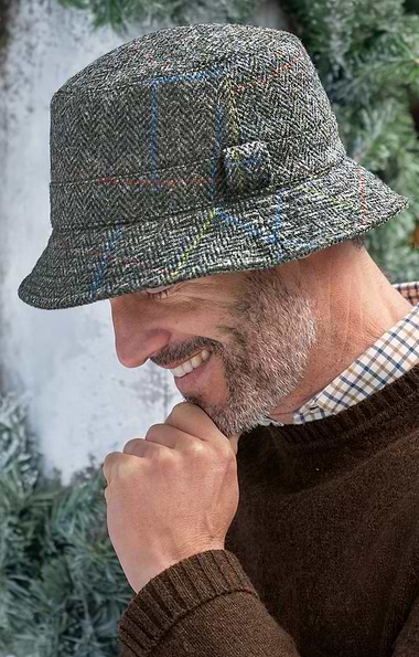 Men's Failsworth Harris Tweed® Grouse Hat