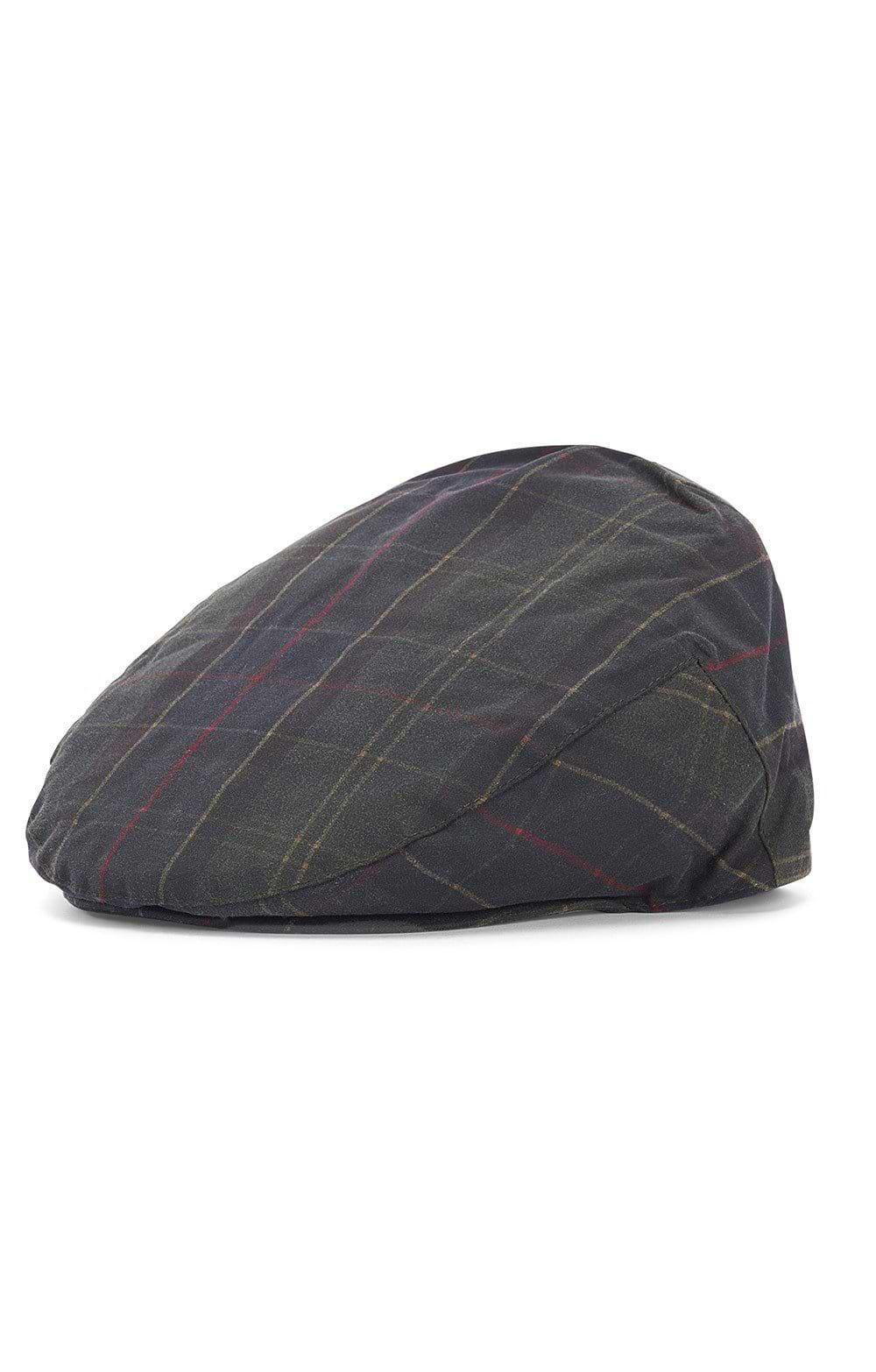 Men s Barbour Tartan Wax Flat Cap House of Bruar