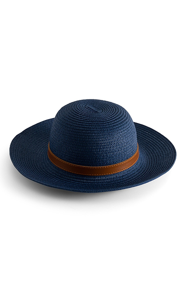 Ladies Short Brim Straw Hat