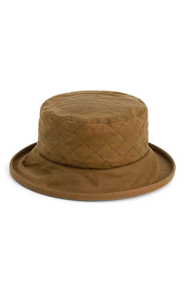 Ladies Wax Quilted Hat