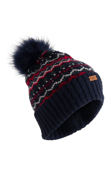 Ladies Barbour Kingsford Fairisle Hat
