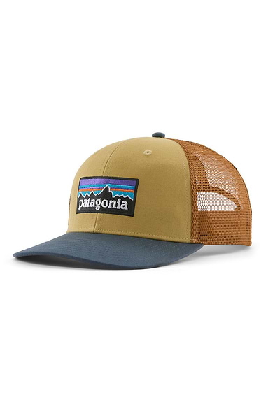 Men's Patagonia Logo Mid-Crown Trucker Cap