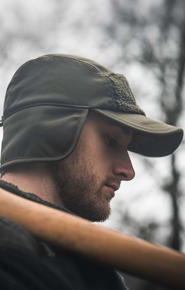 Men's Seeland Teddy Fold Down Cap