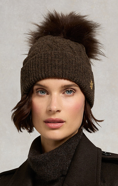 Ladies Holland Cooper Sloane Cable Hat