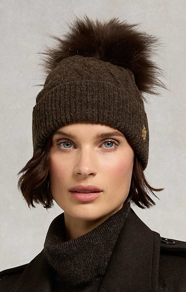 Ladies Holland Cooper Sloane Cable Hat