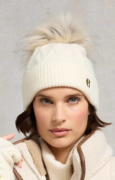 Ladies Holland Cooper Sloane Cable Hat