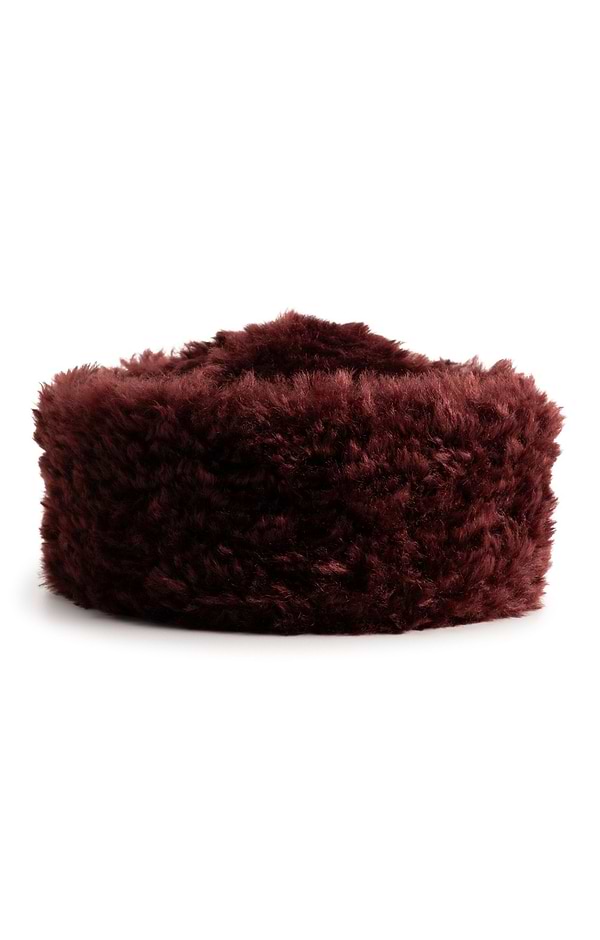 Ladies Helen Moore Faux Sheepskin Sherpa Hat