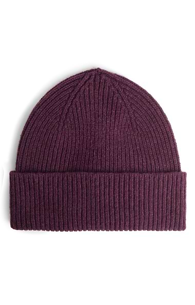 Children’s Robert Mackie Lambswool Ribbed Beanie