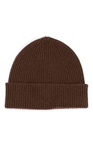 Children’s Robert Mackie Lambswool Ribbed Beanie