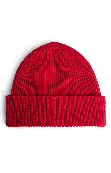 Children’s Robert Mackie Lambswool Ribbed Beanie