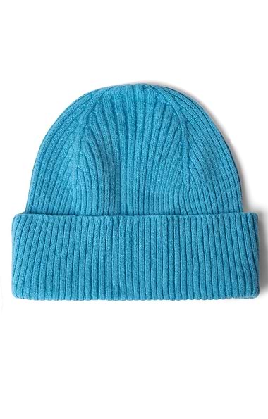 Men's Lambswool Ribbed Beanie