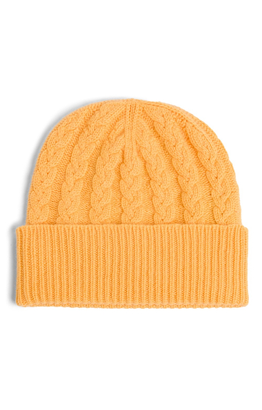 Ladies 3-Ply Cashmere Cable Hat