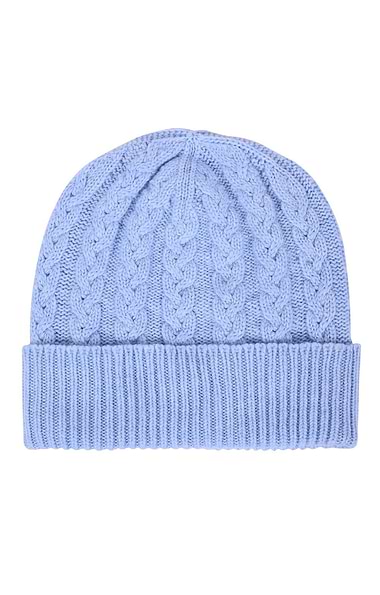Ladies 3-Ply Cashmere Cable Hat