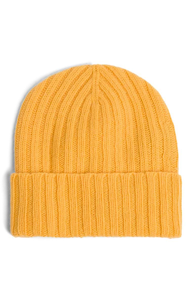 Ladies Cashmere Rib Beanie