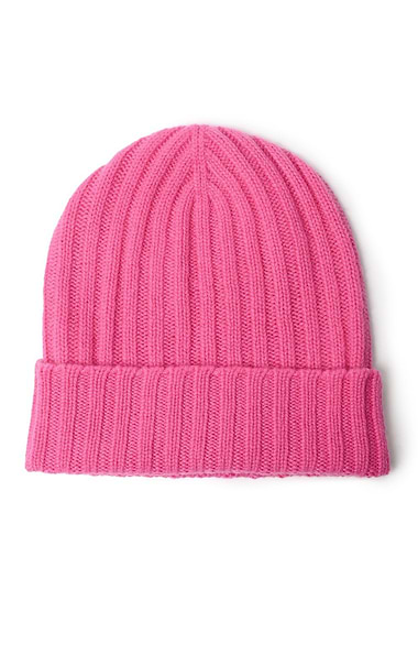 Ladies Cashmere Rib Beanie