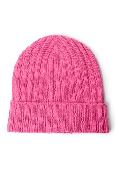 Ladies Cashmere Rib Beanie