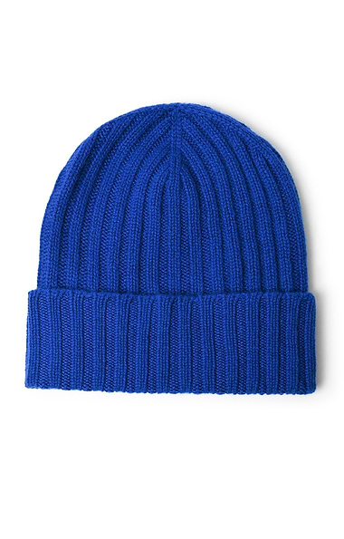 Ladies Cashmere Rib Beanie